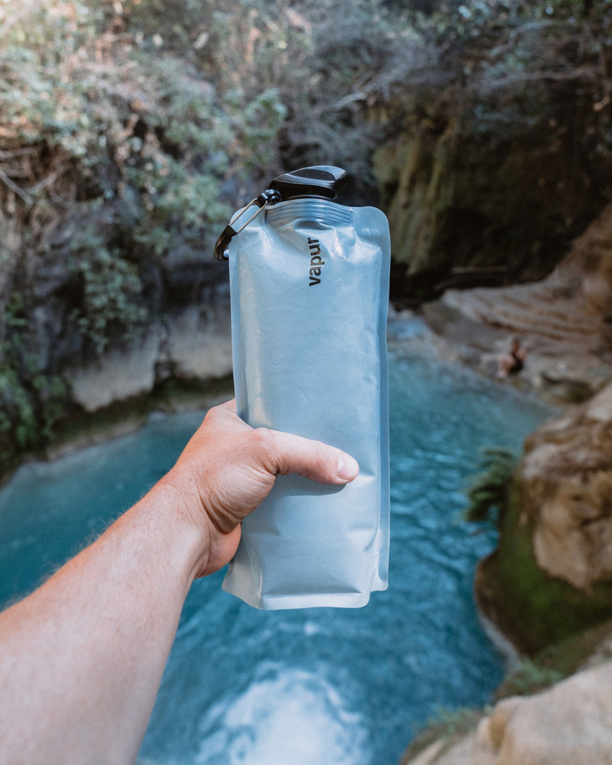 Vapur Wide Mouth 1L - Blue Steel