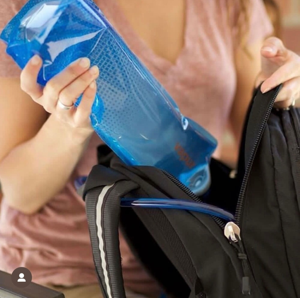 Vapur Wide Mouth 1.5L - Translucent Blue