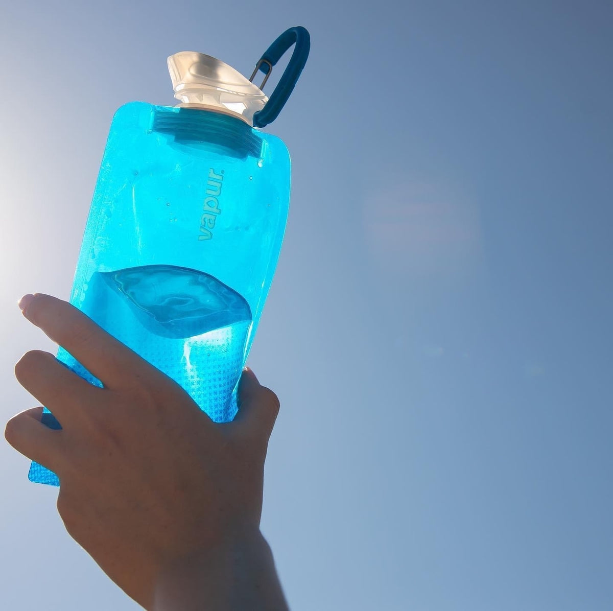 Vapur Wide Mouth 0.5L - Cyan Blue