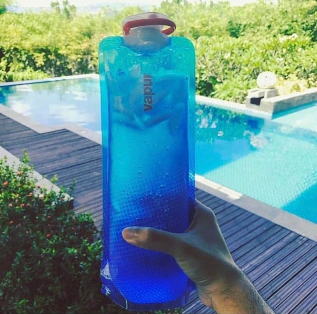 Vapur Wide Mouth 1.5L - Translucent Blue