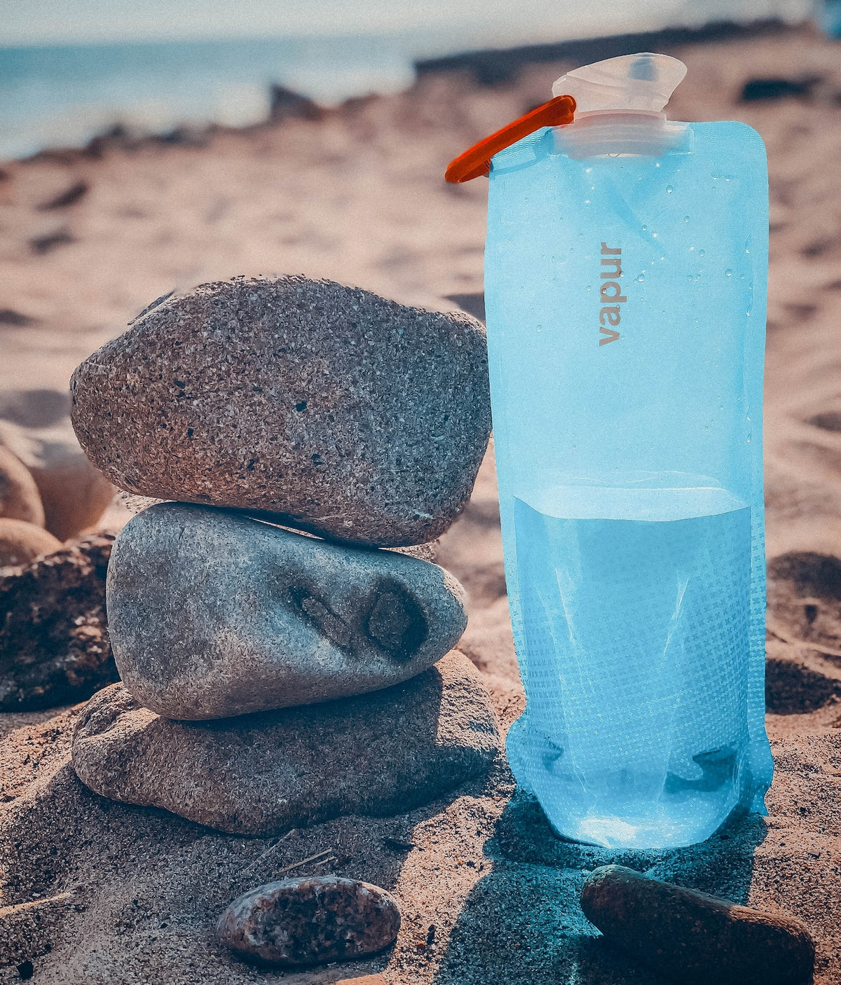 Vapur Wide Mouth 1.5L - Translucent Blue